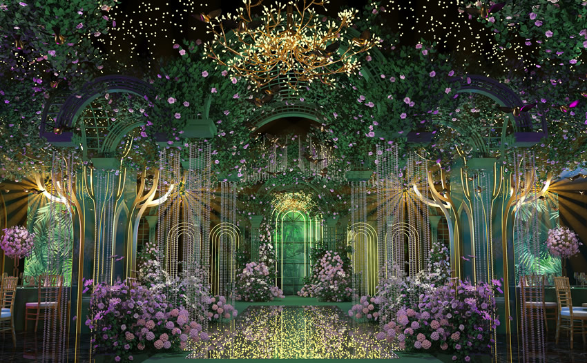 中江奇妙森林婚礼堂效果展示