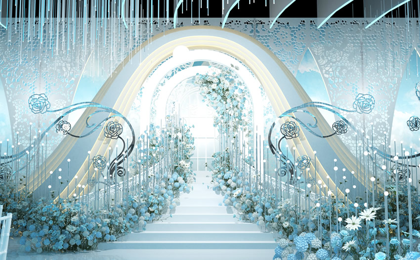 中江釡香烙馍村水晶厅效果展示