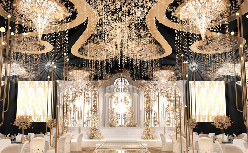 中江花木兰喜事汇金色大厅效果展示